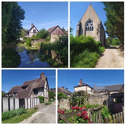 Village de DICY à la campagne, dans l'Yonne à la limite du Loiret