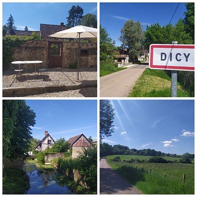 Chemins de campagne &agrave; 100 m de la location