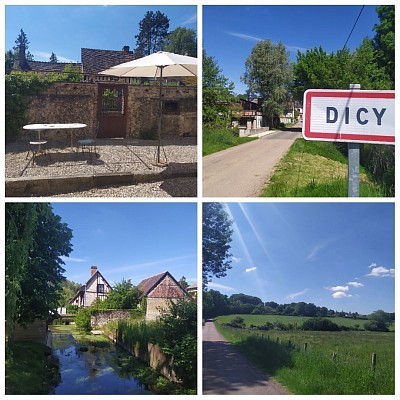 Chemins de campagne &agrave; 50 m de la location